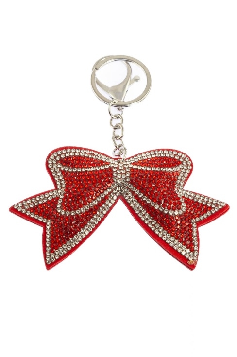 Elegancki brelok kokardka