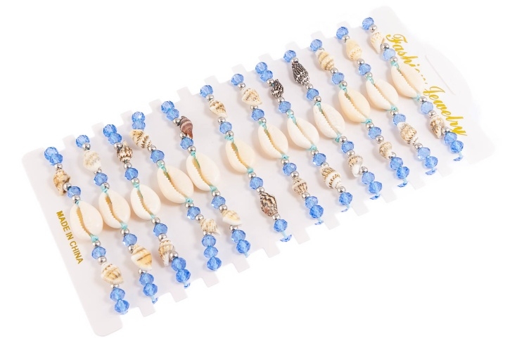 Bransoletki z muszelkami